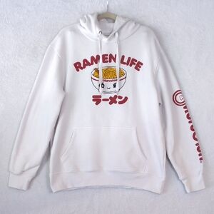 Maruchan Women's Ramen Noodles Life Japanese‎ Kawaii Hoodie Size L
